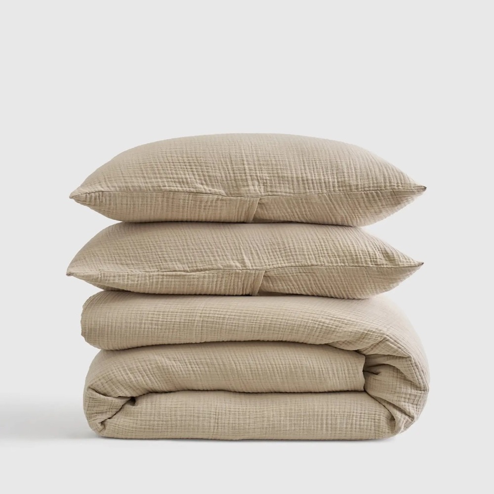 Organic Airy Gauze Duvet Cover Set